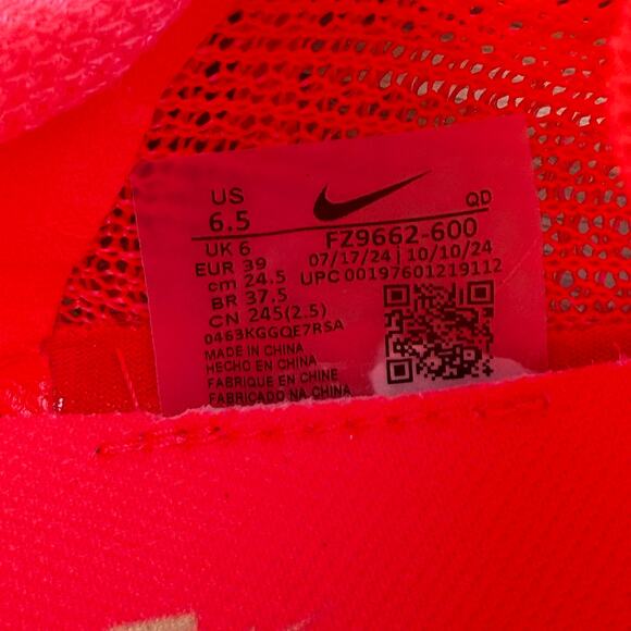 Nike Zoom Superfly Elite 2 Men\'s 6.5 Crimson Lime Track Spikes FZ9662-600 NEW main image 9